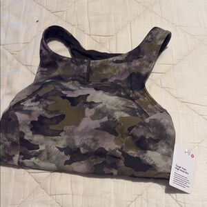 Tough train high neck bra